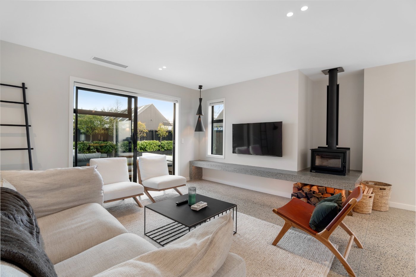 Living Room real estate photo editing portfolio